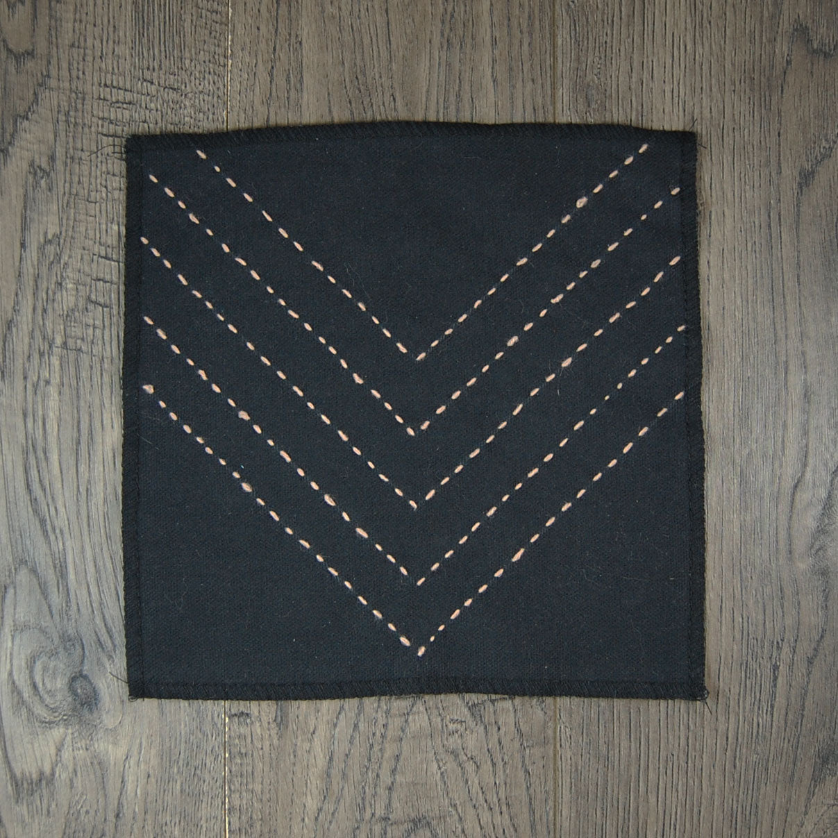 Square Patch with Embroidered Chevrons CLEARANCE